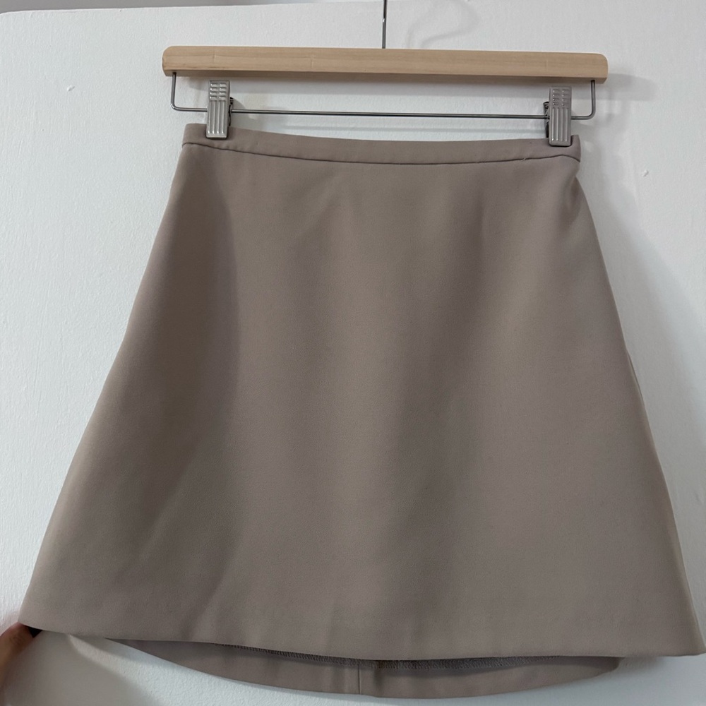 Wilfred Classic Beige Skater Skirt